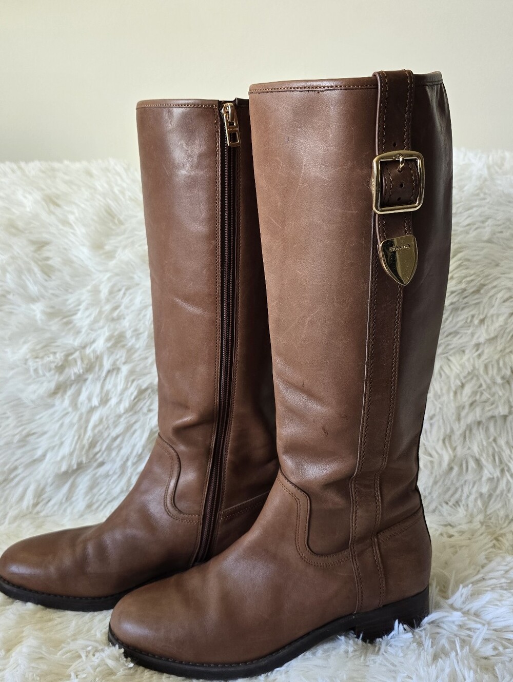 Coach Easton Tall Riding Boots - Picture 6 of 7